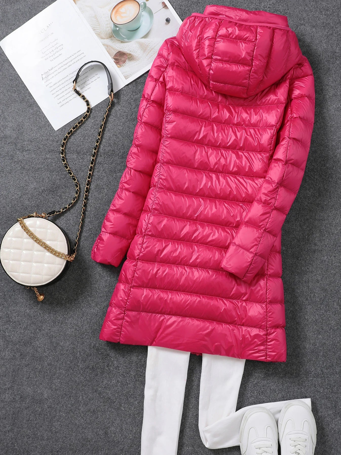 Women’s Hooded Quilted Winter Jacket - Warm, Stylish, & Cozy (M-5XL)