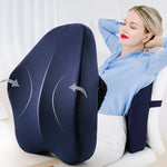 Memory Foam Seat & Back Cushion Orthopedic Pillow Back and Tailbone Support Office Home Car