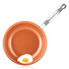 Nonstick Frying Pan 20 24 28cm Frying Pan with Ceramic Titanium Coating Round Copper Egg Stir Fry Pan Kitchen Cookware