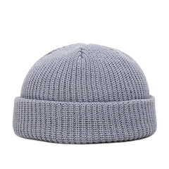 Winter Warm Beanies Casual Short Thread Hat Streetwear Unisex Warm Knit Cap