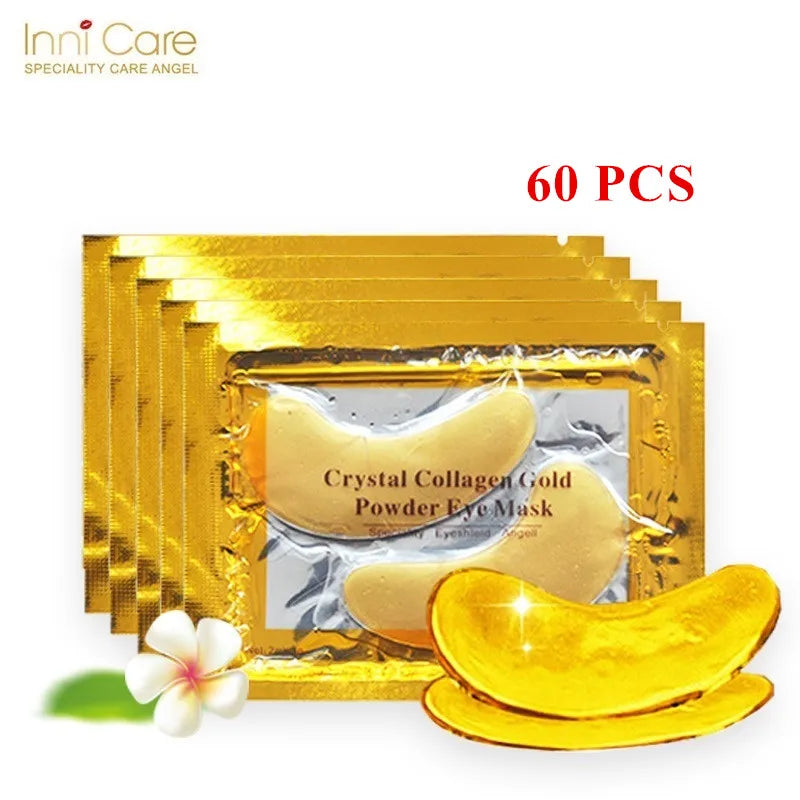 Gold Collagen Eye Mask – Anti-Dark Circles & Fine Lines Beauty Patches for Radiant Skin