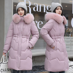 Hooded Drawstring Loose Casual Coat Women's Casual Winter Coat