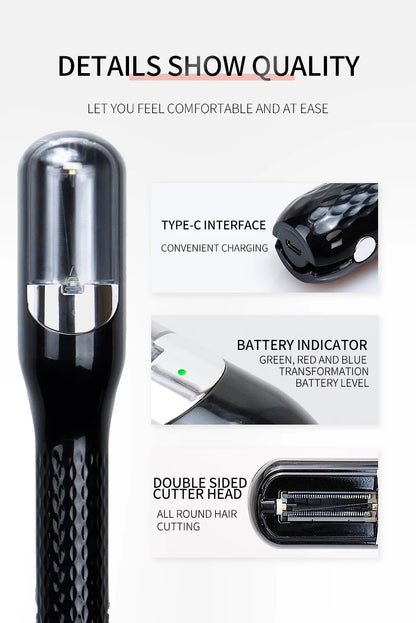 Rechargeable Cordless Split Hair Trimmer, Hair Split Ends Trimmer, Damaged Hair Remover, Hair Care Repair Treatment