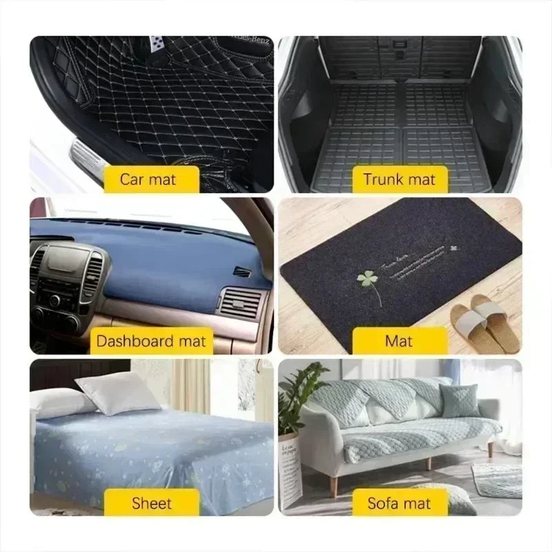 Carpet Fixing Stickers Double Faced High Adhesive Car Carpet Sticking Stabilizing Patches Home Floor Foot Mats Anti Skid Grip Fixing Sticker Pads Tapes