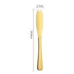 Stainless Steel Butter Knife Butter Spreader Knife Sandwich Knife Cheese Condiment & Dessert Spreader