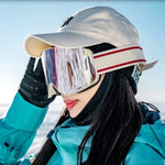 Ski Snowboard Goggles Unisex Skiing Eyewear Mask UV 400 Snow Protection Double Anti-Fog Cylindrical Design