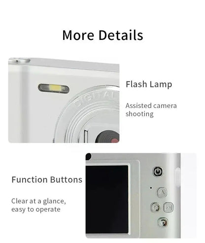 4K Ultra HD Fashion Camera 2.4 Inch Screen - 50 Megapixels