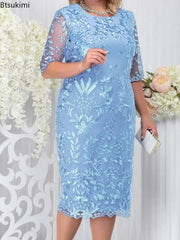 Midi Dress blue
