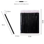 50-Piece Disposable Lip Brush Eyelash Makeup Brushes Mascara Applicator Lipstick Wand Set Cosmetic Makeup Tools