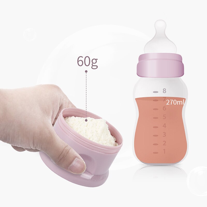 3 & 4 Layer Milk Powder Formula Dispenser Portable Baby Feeding Travel Food Storage Snack Container