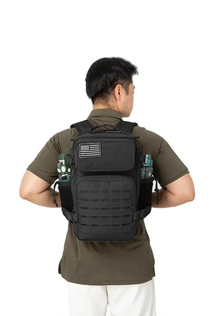 25L Durable Tactical Backpack - Water-Resistant, 25L Capacity, Multi-Compartment Outdoor Daypack