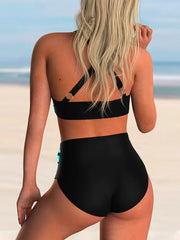 Women's Bikini Swimsuit Sexy High Waist Bikini 2-Piece Bathing Suit  Print Bikini Swimwear