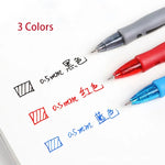 Lot Retractable Gel Ink Ballpoint Pen Set Black/Red/Blue Ink Ballpoint for Writing w/ Refills Office Accessories School Supplies Stationery