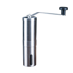 Manual Stainless Steel Portable Coffee Grinder with Adjustable Ceramic Conical Burr, Hand Crank Mill, Compact Great for Home, Office or Travel