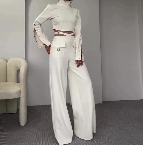 Pant sets for women white