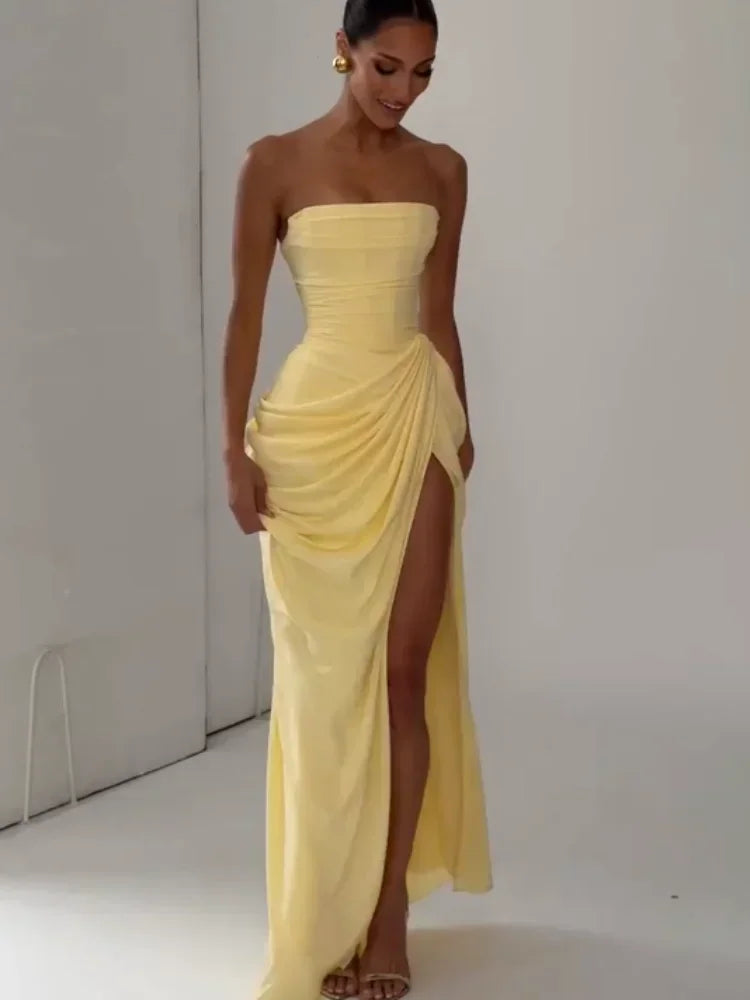 yellow dress