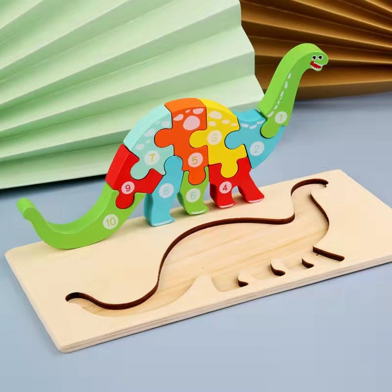 Wooden Montessori Toddler Puzzles for Kids Montessori Jigsaw Puzzles for Ages 2-5 Preschool Learning Montessori Educational Toys