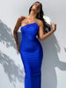 One Shoulder Backless Sexy Maxi Dress for Women Prom Evening Gown Fashion Off-Shoulder Sleeveless Bodycon Club Party Long Dress