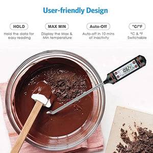 Food Thermometer Baking Temperature Measurement Electronic Probe Kitchen Cooking Temperature Measurement Pen