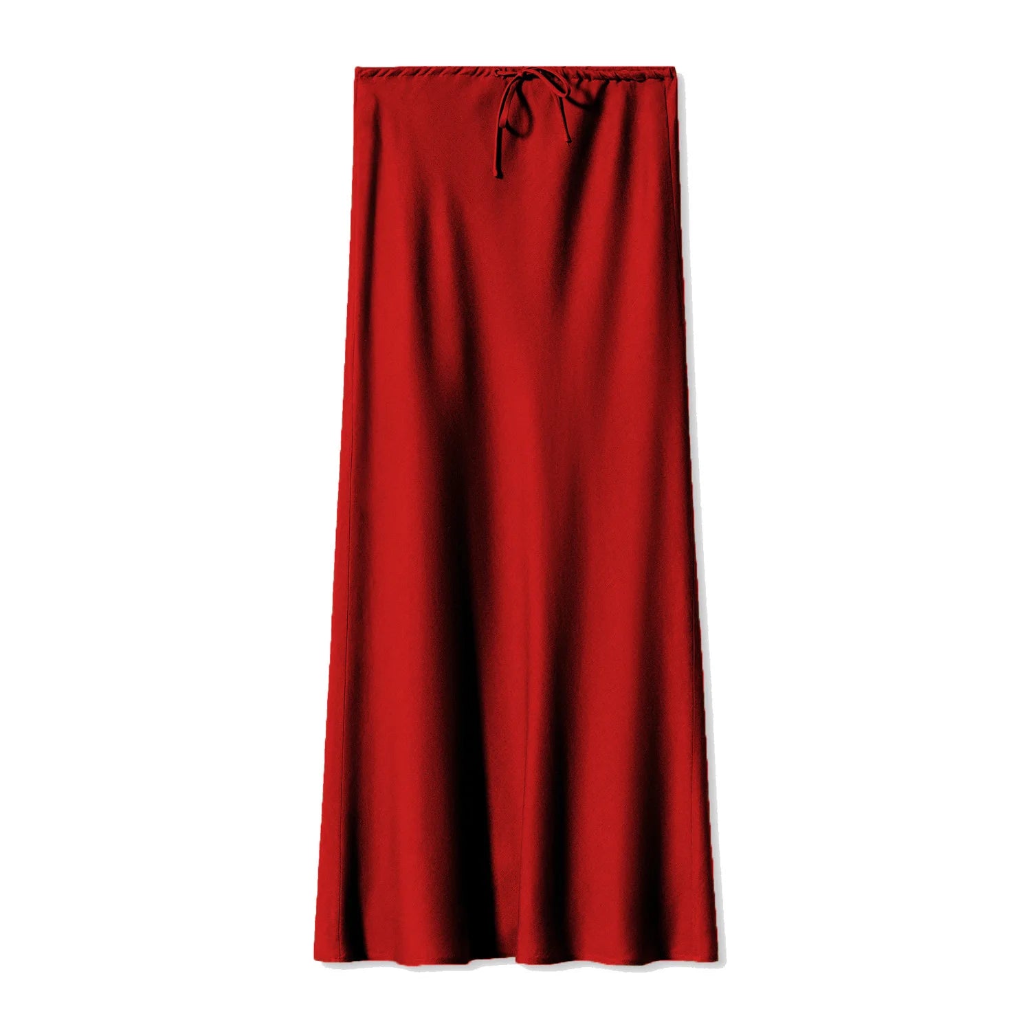 Red skirt on a white background