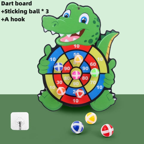 Sticky Ball Dart Board Kids Educational Target Sports Family Interactive Party Game Throw Gift