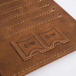 PU Leather Passport Wallet Travel Document Card Holder