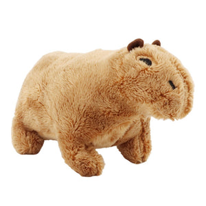 Simulation Capybara Plush Toy Fluffy Capybara Doll Soft Stuffed Animal Toy for Kids and Adults Home Decor