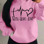 women's hoodie pink