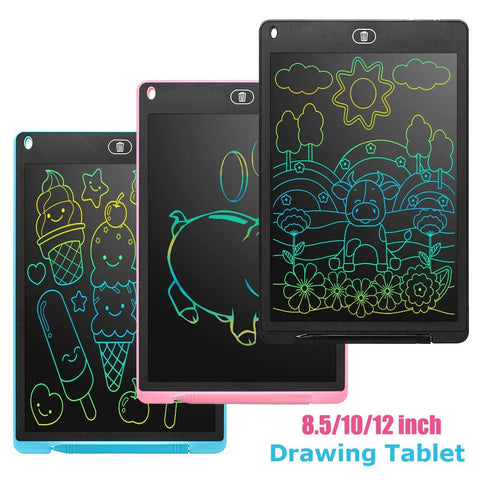 LCD Drawing Tablet Kids 8.5-12 Inch Writing Board Montessori Educational Magic Blackboard Toy Gift