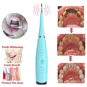USB Rechargeable Vibrating Sonic Dental Scaler Tooth Plaque Remover Dental Stains Tartar Cleaning Tool Whitens Teeth