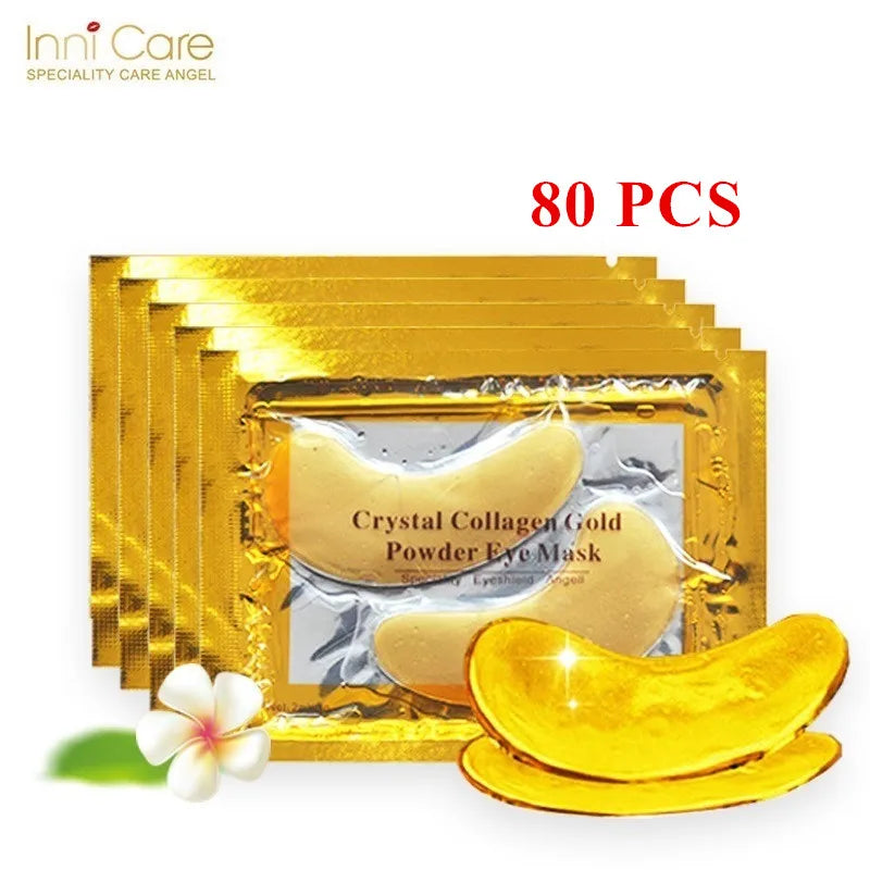 Gold Collagen Eye Mask – Anti-Dark Circles & Fine Lines Beauty Patches for Radiant Skin