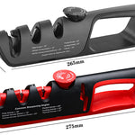Multifunction 4-In-1 Knife Sharpener Adjustable Angle Kitchen Professional Grinding Machine Cutting Wheel Manual Sharpening Tool