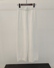 Knitted Turtleneck Sweater & Wide Leg Pant 2 Piece Set for Women