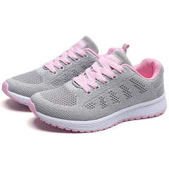 Women's Sneakers Shoes Fashion Breathable Trainers Running Walking Flat Athletic Shoes
