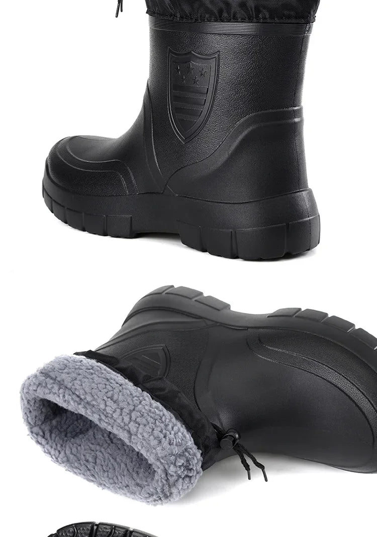 Unisex Ultra-Warm Insulated Winter Ankle Boots with Non-Slip Sole Waterproof