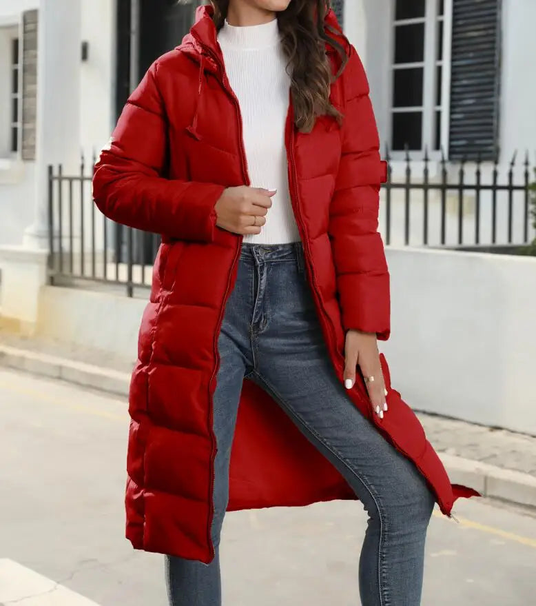 Puffer Coat red