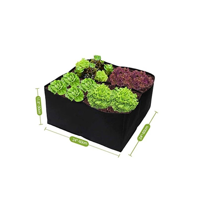 Felt Grow Bag Square Planting Container Indoor Outdoor Garden Plant Vegetable Fruit Accessory