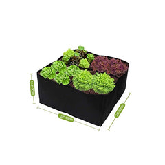 Square Planting Container, Garden Grow Bags, Felt Plant Bags, Indoor/Outdoor Grow Bags for Plants, Vegetables, Fruits