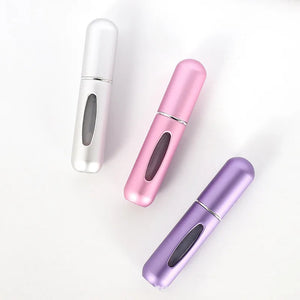 Mini Perfume Refillable Spray Bottle 5ml Portable Refillable Spray Capsule Scent Pump Empty Cosmetic Container Atomizer for Travel