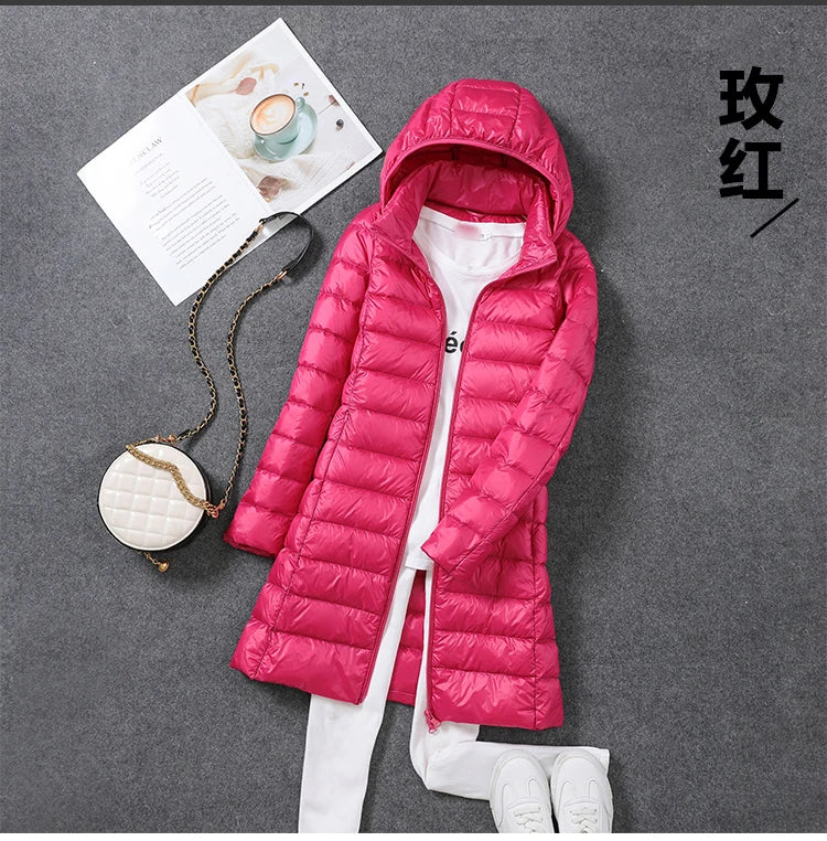 Women’s Hooded Quilted Winter Jacket - Warm, Stylish, & Cozy (M-5XL)