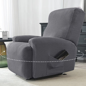 Recliner Chair Cover Elastic Couch Covers (1 Seat) Cover All-Inclusive Recliner Stretch Slipcovers
