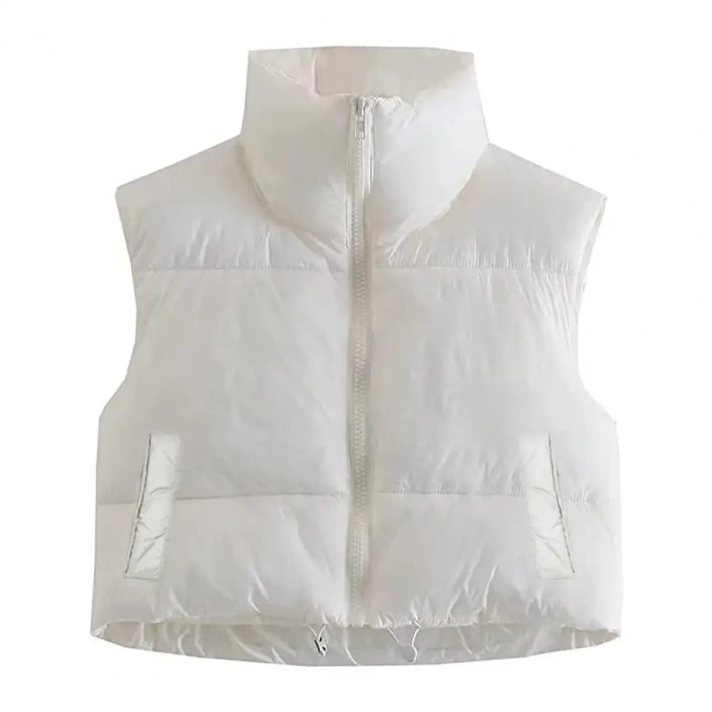 Puffer Vest white