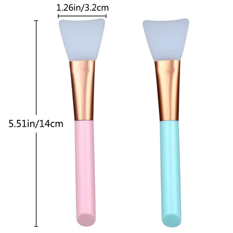Facial Mask Brush Silicone Soft Beauty Applicator Face Mask Skincare Tool Makeup Brush