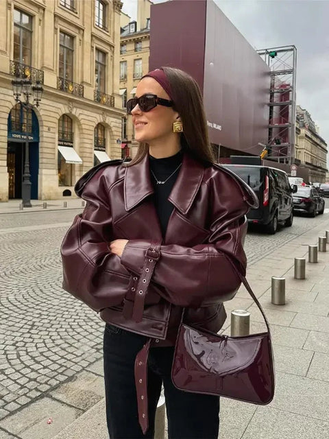 leather jacket