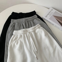Women's Straight Wide Leg Sweatpants Casual Pants High Waist Mopping Sport Pants