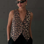 Leopard Print Vest