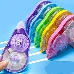 High Capacity Correction Tape - 6 Pack (2834.65 Inches Total) for Students White Color