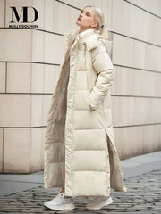 Puffer Coat Beige