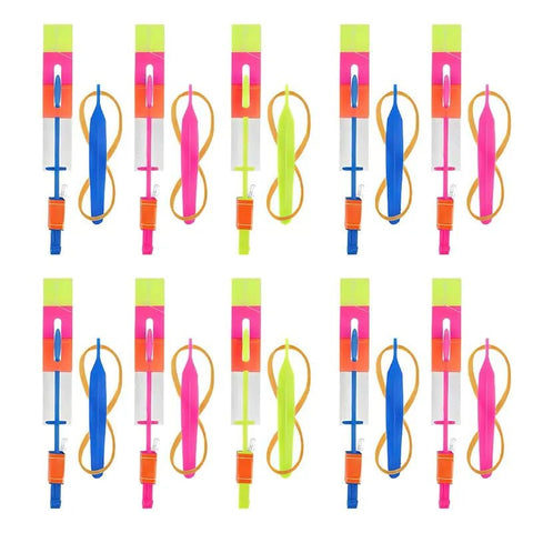 Colorful LED sling shot toy