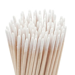 100/300 Pcs Disposable Ultra-Small Cotton Swab Brush Lint Free Micro Wood Makeup Brushes Eyelash Extension Glue Removing Tools